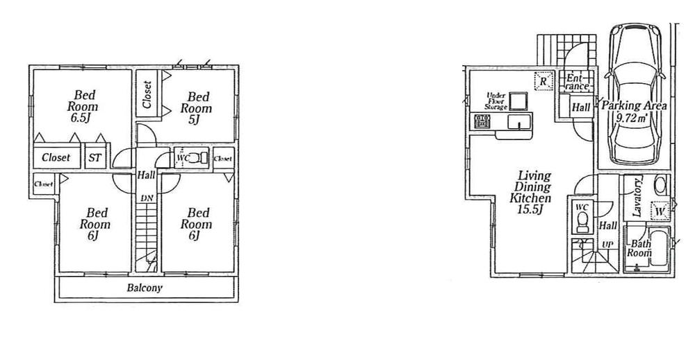Floor plan. 19,800,000 yen, 4LDK, Land area 100.04 sq m , Building area 98.82 sq m