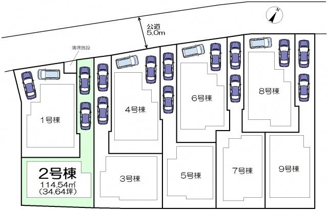 Compartment figure. 21,800,000 yen, 4LDK, Land area 114.54 sq m , Building area 91.5 sq m 2 Building