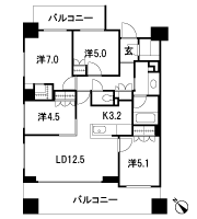 Floor: 4LDK + WIC + SIC, the occupied area: 82.25 sq m