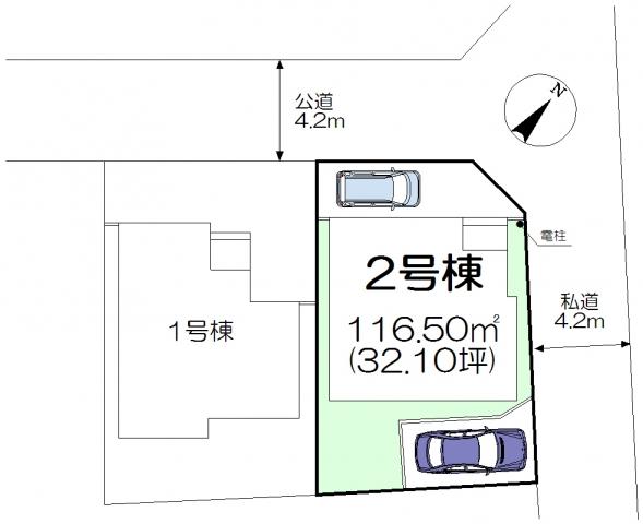 Compartment figure. 26,800,000 yen, 4LDK, Land area 116.04 sq m , Building area 97.7 sq m 2 Building