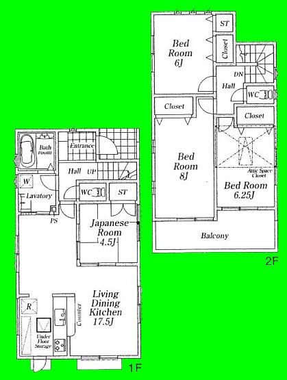 Floor plan. (3), Price 25,800,000 yen, 4LDK, Land area 120.17 sq m , Building area 95.98 sq m