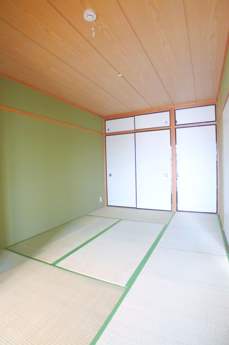 Living and room. Tatami room settle down