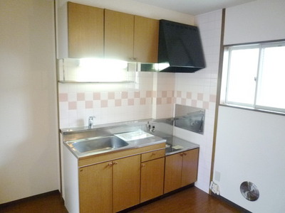 Kitchen. Gas stove is installed Allowed