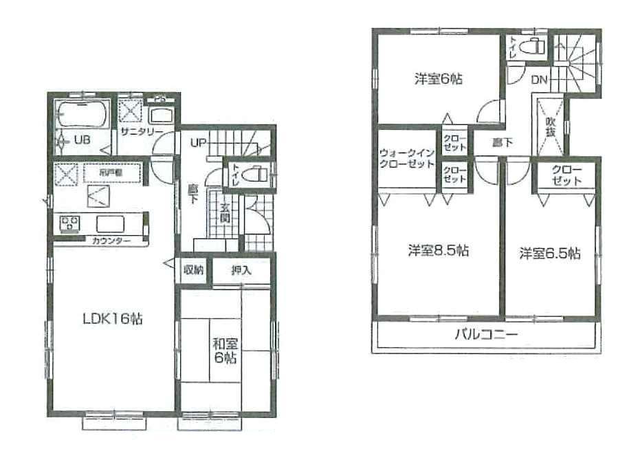 Floor plan. 25,800,000 yen, 4LDK, Land area 157.63 sq m , Building area 102.67 sq m