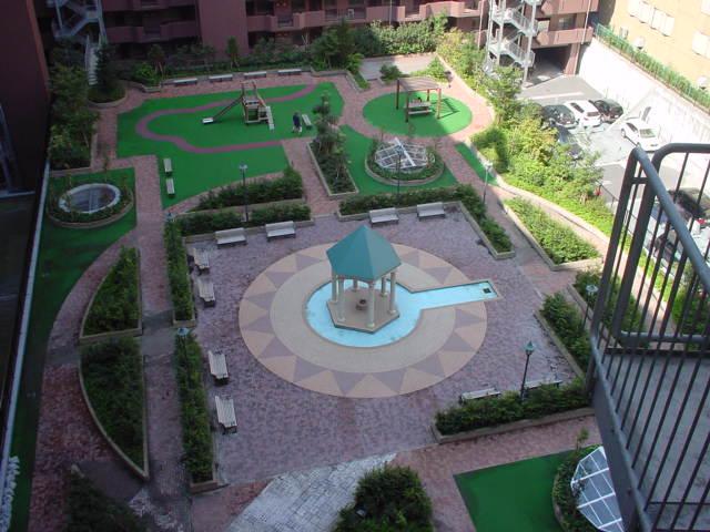 Garden. courtyard