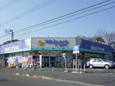 Dorakkusutoa. Drag 250m until the store (drugstore)