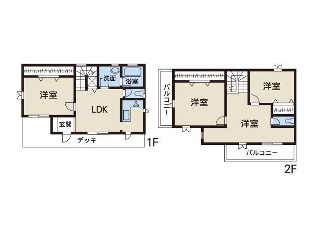 Floor plan. 29.5 million yen, 4LDK, Land area 145.06 sq m , Building area 110.7 sq m