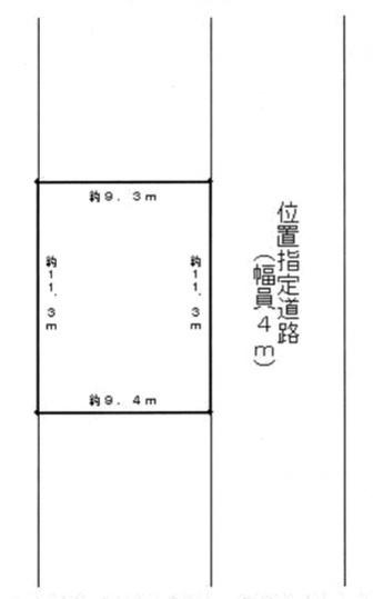 Compartment figure. Land price 8.3 million yen, Land area 102.2 sq m compartment view