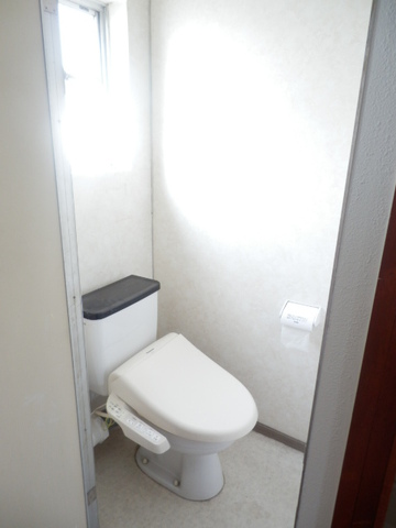 Toilet. It is a toilet with a wash warm toilet seat. 