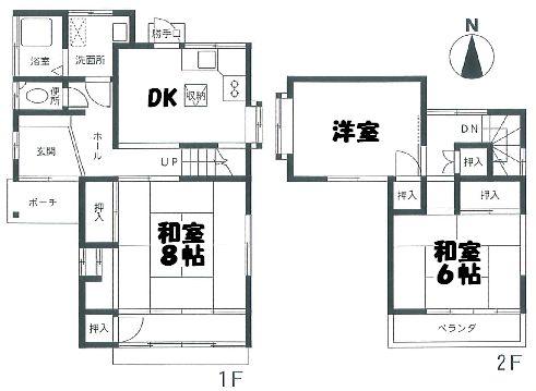 Floor plan. 14.9 million yen, 3DK, Land area 100.5 sq m , Building area 74.93 sq m floor plan