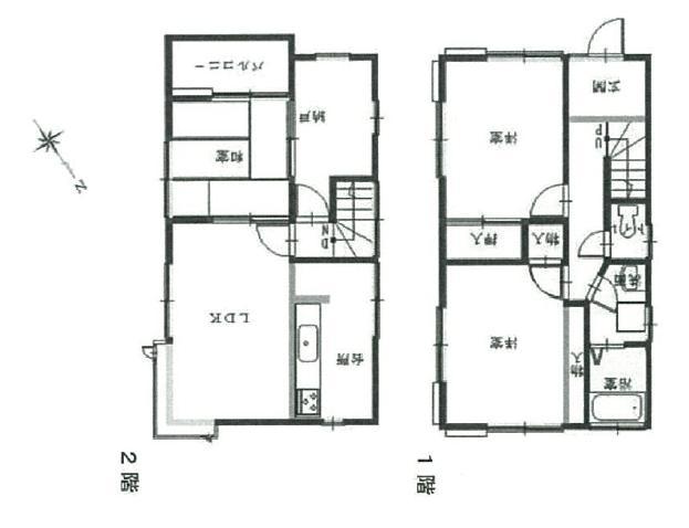 Floor plan. 10.5 million yen, 3LDK, Land area 74.47 sq m , Building area 72.04 sq m