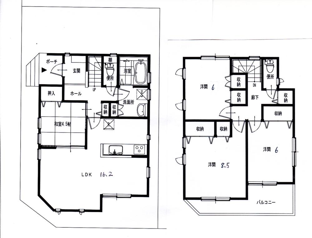 Floor plan. 25.6 million yen, 4LDK, Land area 100.02 sq m , Building area 100.6 sq m