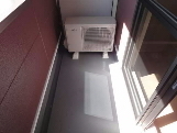 Building appearance. Balconies offer fully equipped