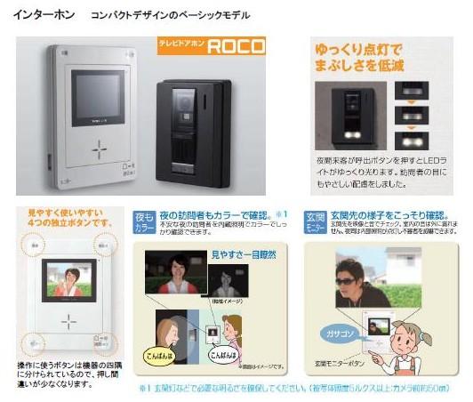 Security equipment. TV monitor with intercom specification