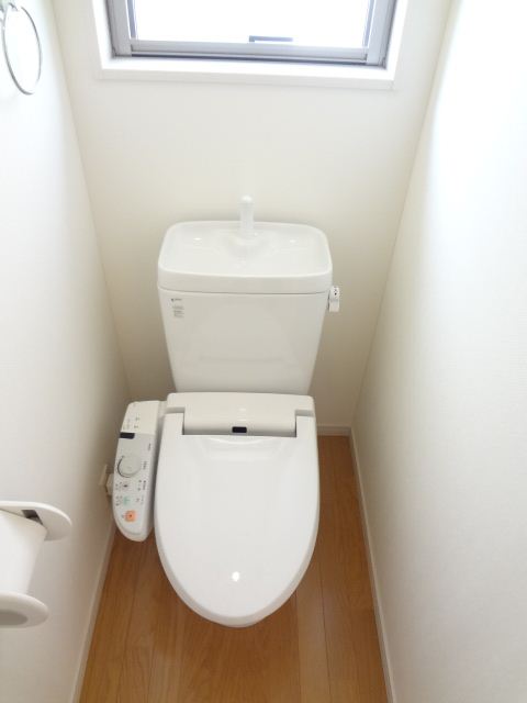 Toilet. Clean toilets. I'm happy warm water toilet seat.