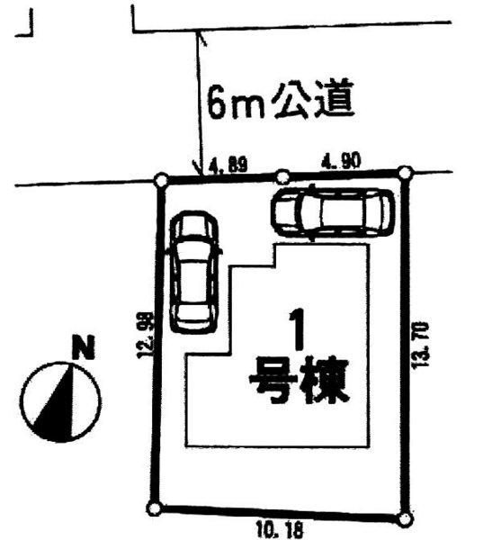 Compartment figure. 19,800,000 yen, 4LDK, Land area 133.14 sq m , Building area 93.15 sq m