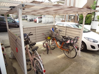 Other common areas. bicycle parking space