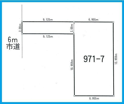 Compartment figure. Land price 6 million yen, Land area 108.37 sq m