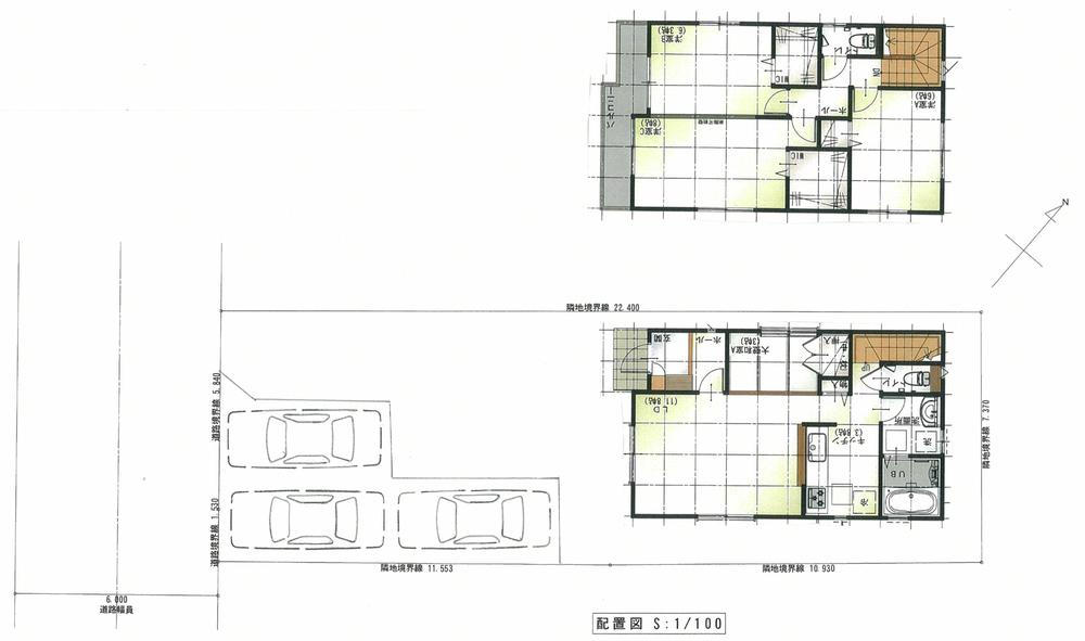 Building plan example (floor plan). Building body price 1,348 yen (tax included)