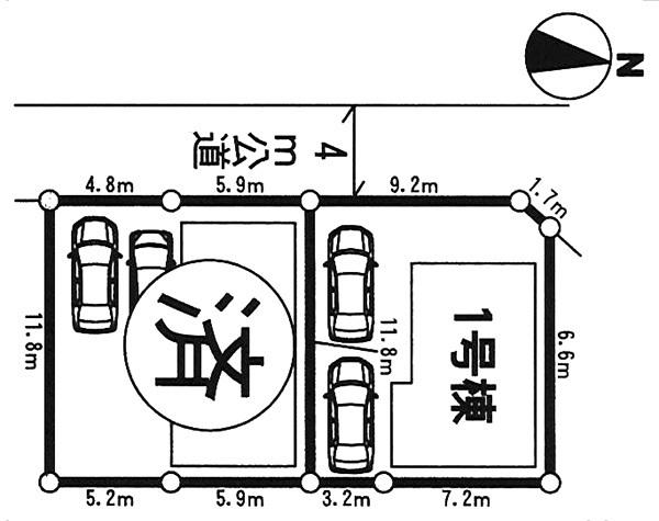 Compartment figure. 24,800,000 yen, 3LDK + 2S (storeroom), Land area 123.74 sq m , Building area 98.82 sq m