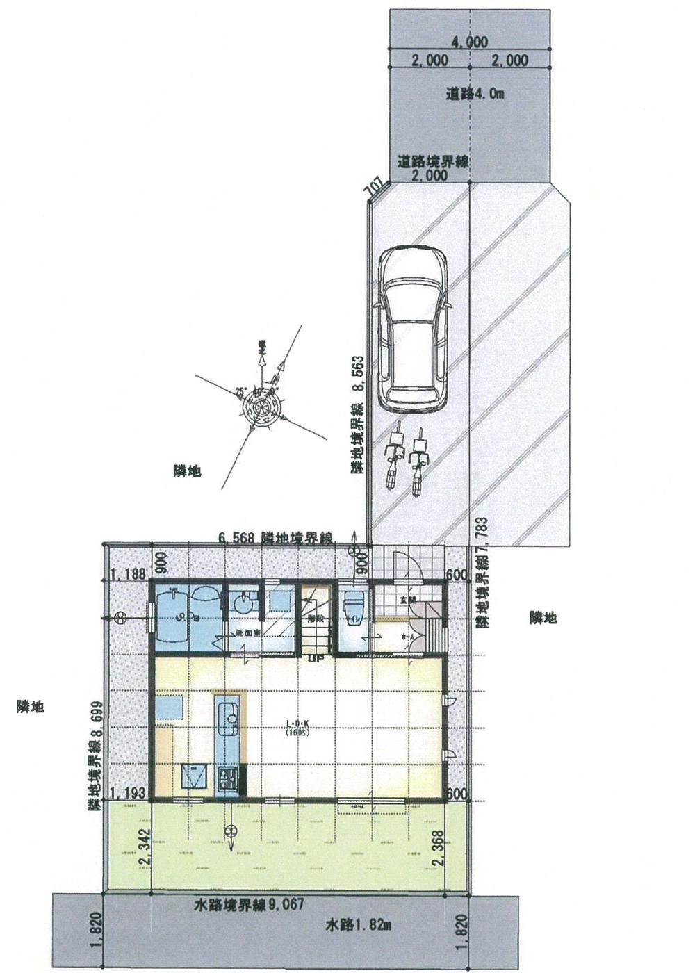 Compartment figure. 23,700,000 yen, 2LDK + S (storeroom), Land area 101.5 sq m , Building area 77 sq m
