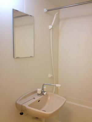 Bath. Bathroom with bathroom ventilation dryer