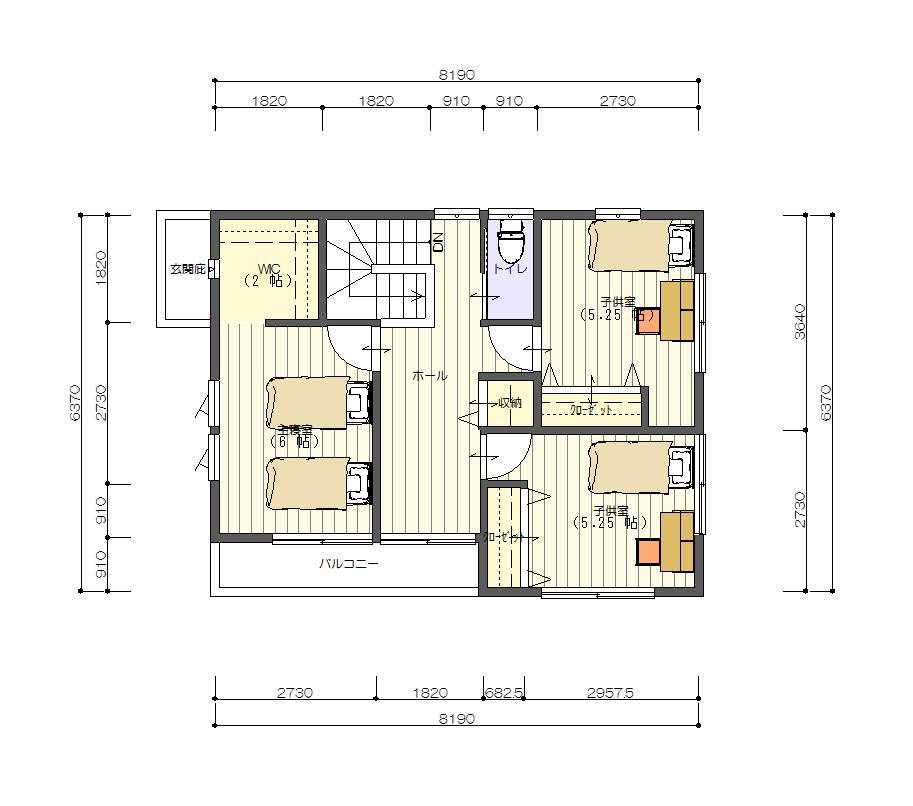Building plan example (Perth ・ appearance). Building plan example (A-1 No. land 2F plan view)
