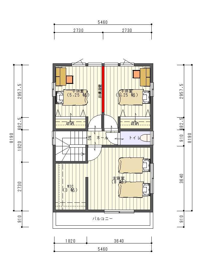 Building plan example (Perth ・ appearance). Building plan example (A-3 No. land 2F plan view)