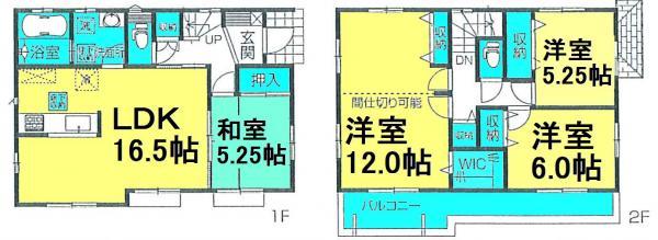Floor plan. 31,800,000 yen, 4LDK, Land area 270.9 sq m , Building area 107.64 sq m
