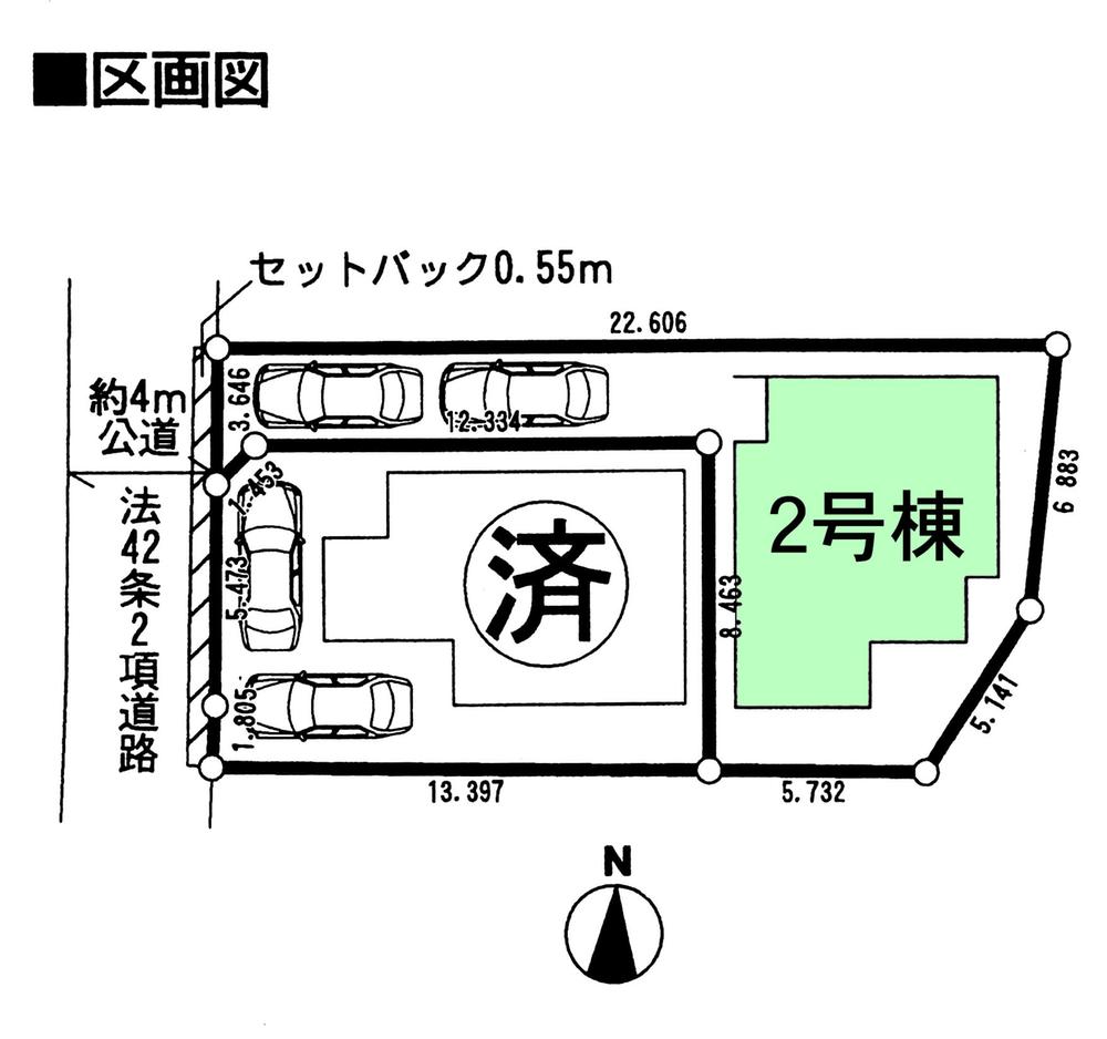 Compartment figure. 22,800,000 yen, 4LDK, Land area 126.83 sq m , Building area 102.87 sq m