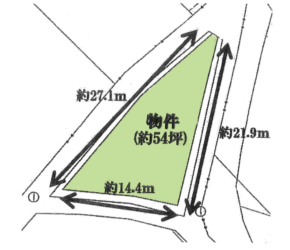 Compartment figure. Land price 16.8 million yen, Land area 179.96 sq m compartment view