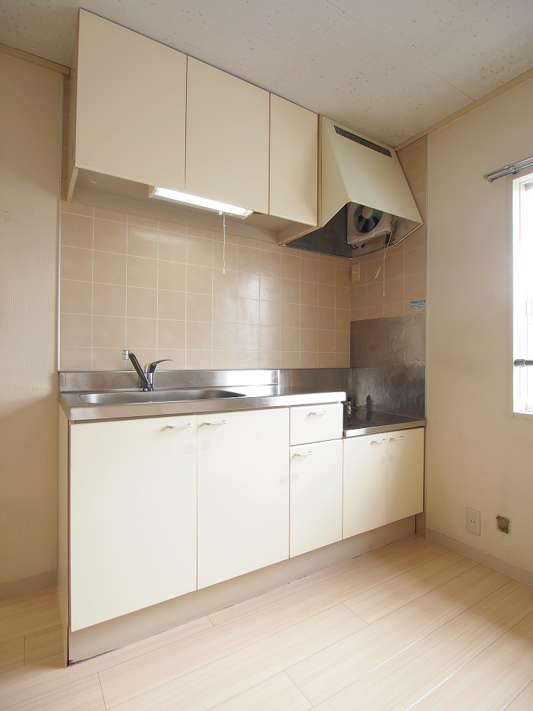 Kitchen. Gas stove is can be installed spacious kitchen