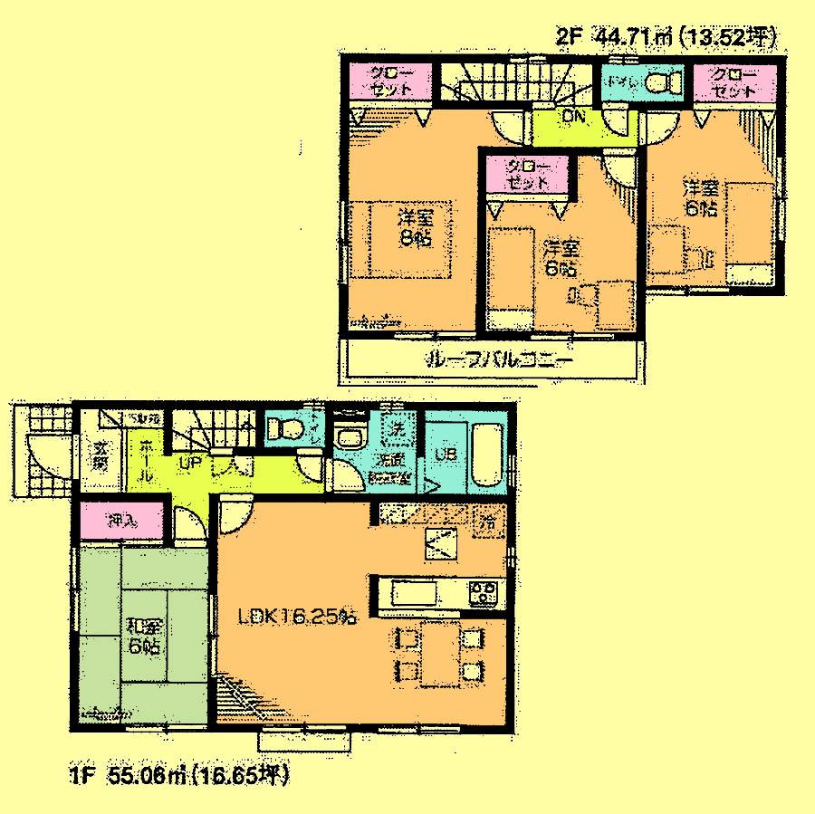 Floor plan. 25,800,000 yen, 4LDK, Land area 274.77 sq m , Building area 99.77 sq m located view in addition to this, It will be provided by the hope of design books, such as layout. 
