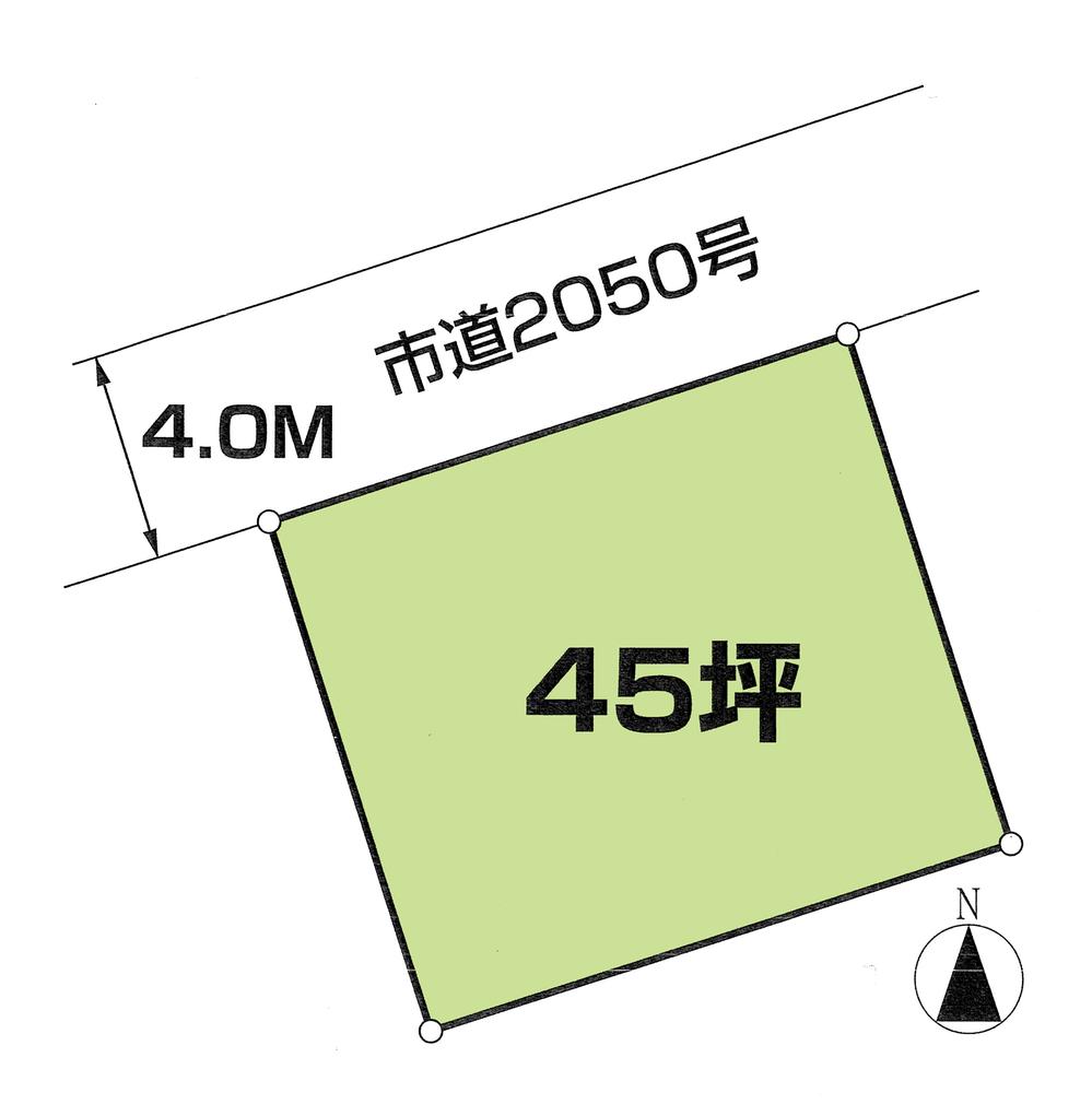 Compartment figure. Land price 16.5 million yen, Land area 150.12 sq m compartment view