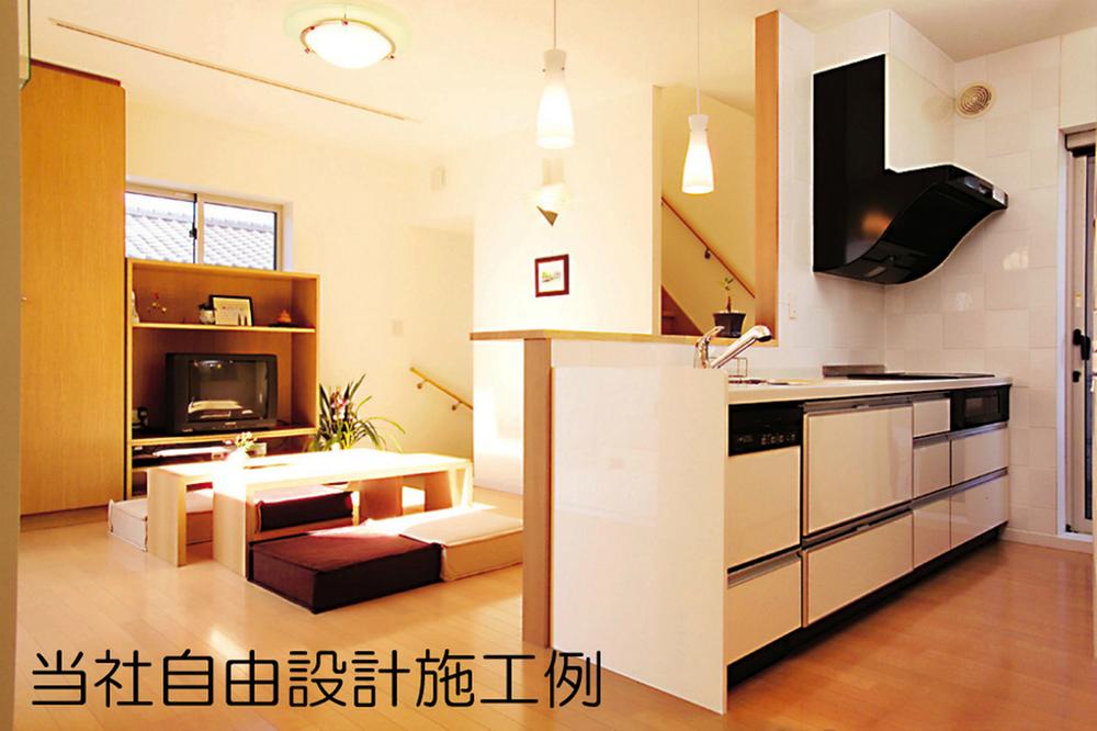 Building plan example (introspection photo). Note: Our free design plan construction cases kitchen