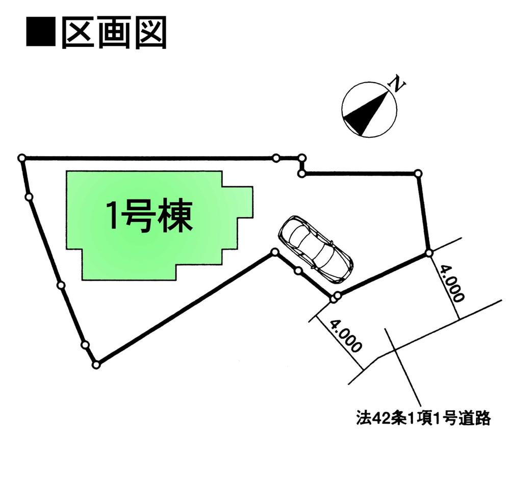 Compartment figure. 34,800,000 yen, 4LDK, Land area 155.3 sq m , Building area 103.5 sq m compartment view