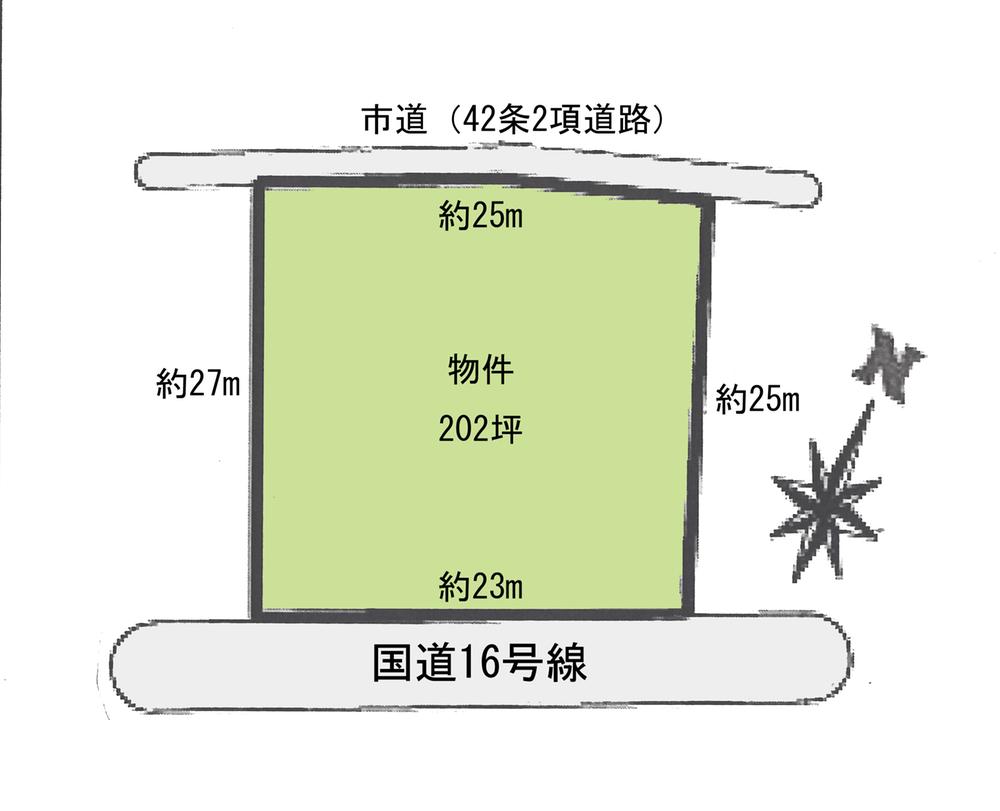 Compartment figure. Land price 71 million yen, Land area 668 sq m compartment view