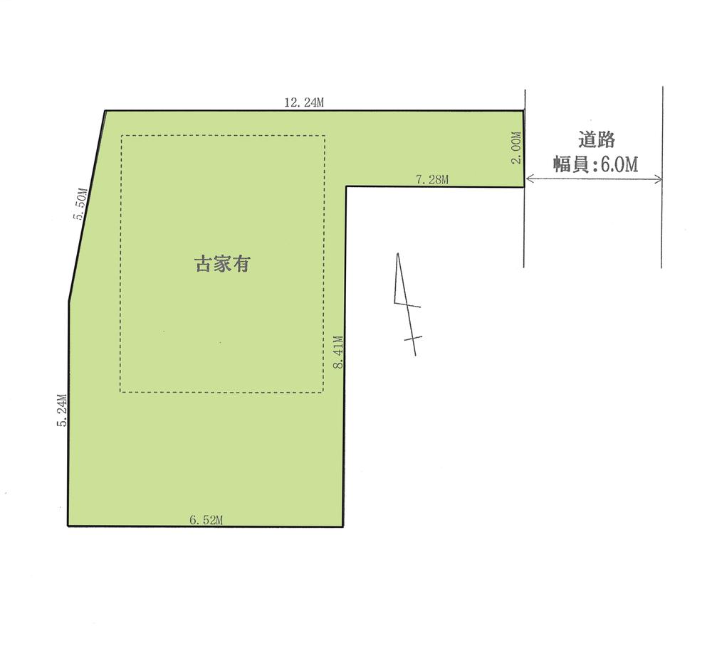 Compartment figure. Land price 6 million yen, Land area 77.05 sq m compartment view