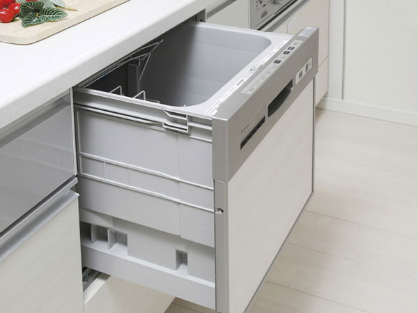 Kitchen.  [Dishwasher (paid option)] Since the clean up of the tableware of useful Dishwasher slide storage type, You can use in a posture of a standing.