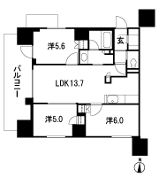 Floor: 3LDK, occupied area: 64 sq m, Price: 27,900,000 yen, now on sale
