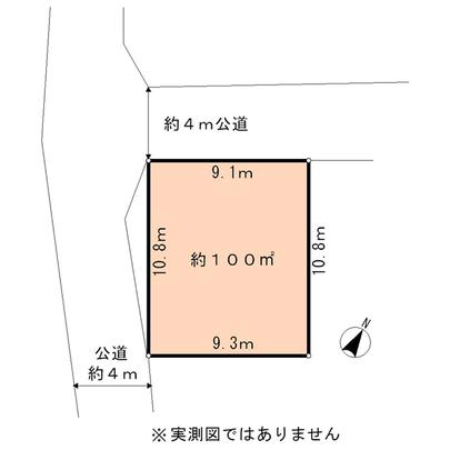 Compartment figure. Kawagoe City Prefecture, Oaza Imafuku