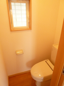 Toilet. It is with heating toilet seat