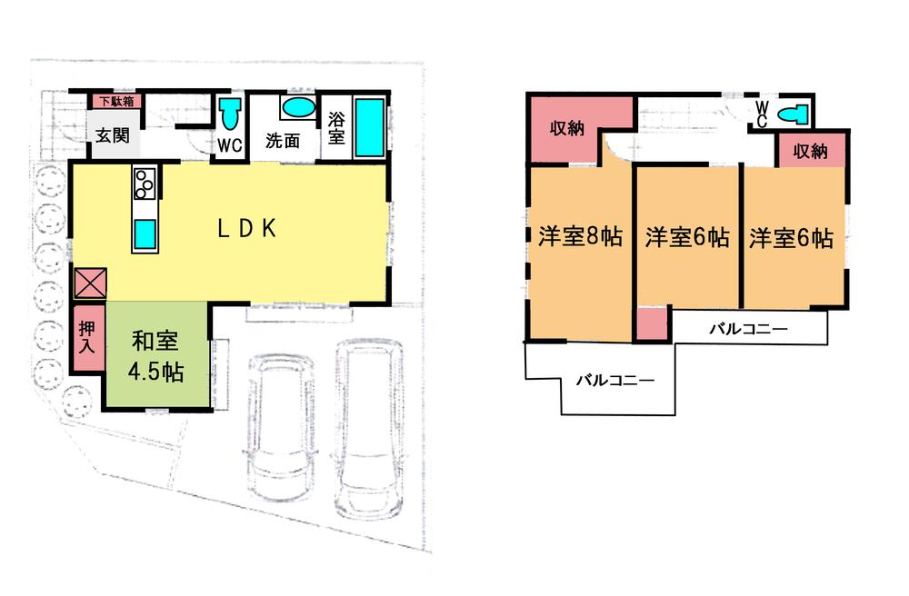 Building plan example (floor plan). Reference Plan Floor Plan