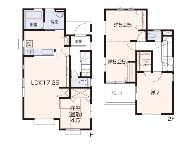Other. Mato Building 3 LDK17.25 Pledge + face-to-face kitchen Study counter All rooms 2 Men'irodoriko The main bedroom 7 Pledge + walk-in closet Living compartment