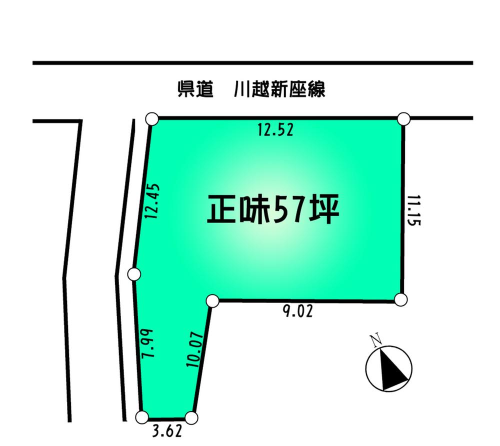 Compartment figure. Land price 27,900,000 yen, Land area 189.96 sq m