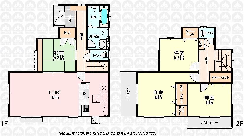 Floor plan. 26,800,000 yen, 4LDK, Land area 200.1 sq m , Building area 101.85 sq m floor plan