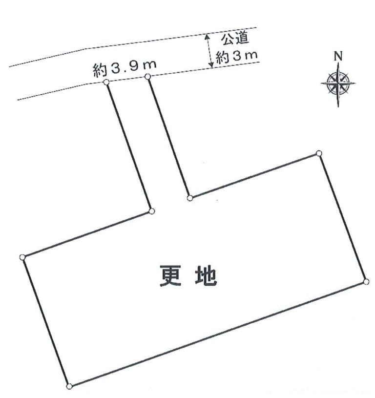 Compartment figure. Land price 12.5 million yen, Land area 414 sq m
