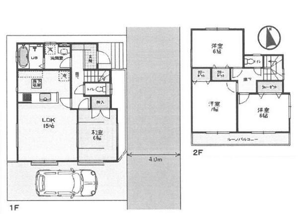 Floor plan. 21 million yen, 4LDK, Land area 100.3 sq m , Building area 94.81 sq m