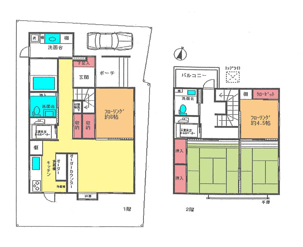 Floor plan. 41,500,000 yen, 4LDK, Land area 150.74 sq m , Building area 117.63 sq m floor plan