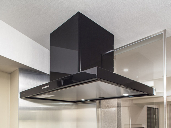 Kitchen.  [Rectification Backed range hood] Equipped with a rectifying plate in the intake ports. You can wash easily removable. Also, Large range hood will discharge the smoke and smell a strong power.  ※ Optional specifications